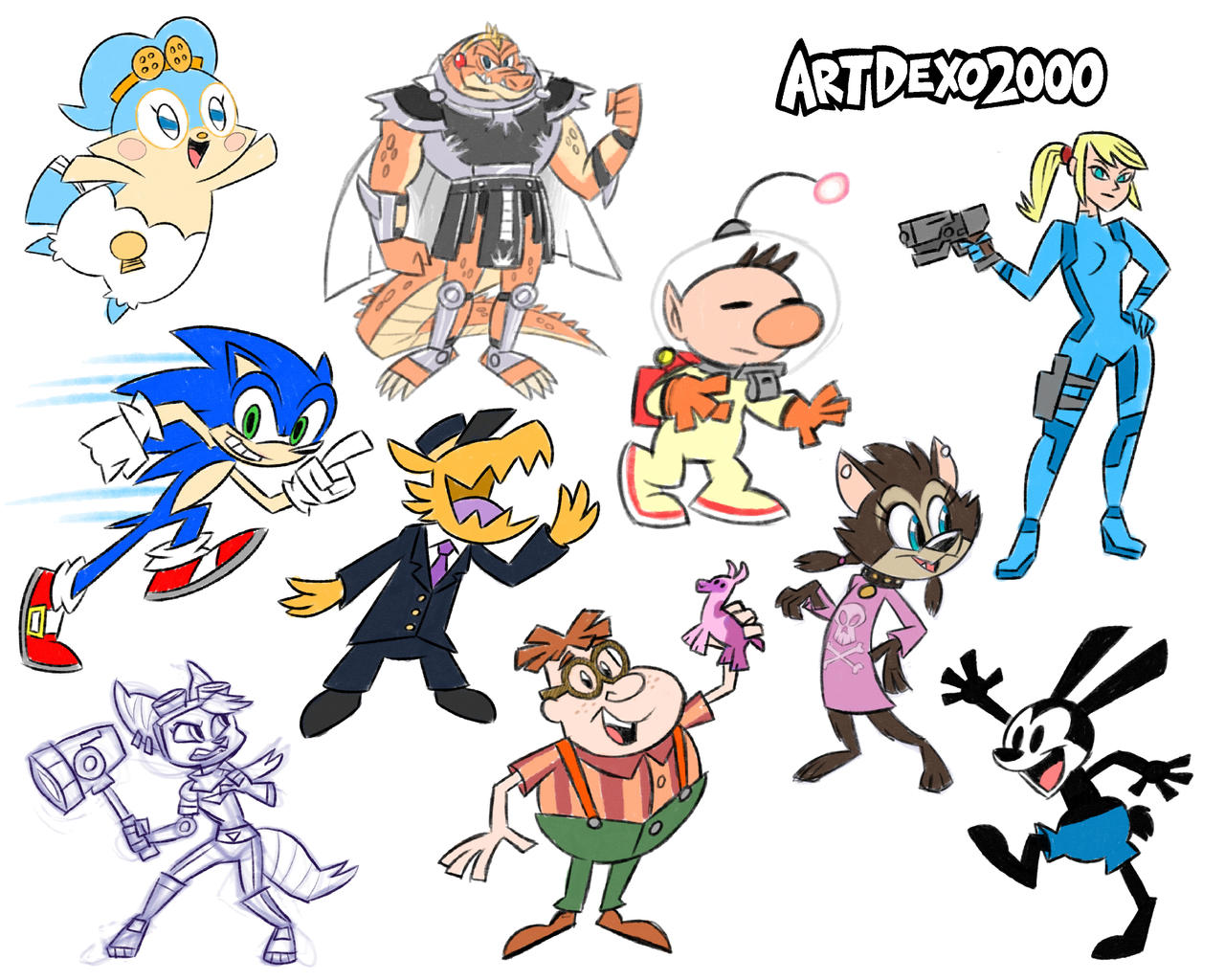 Ten Twitter Drawings by ArtDexo2000 on DeviantArt