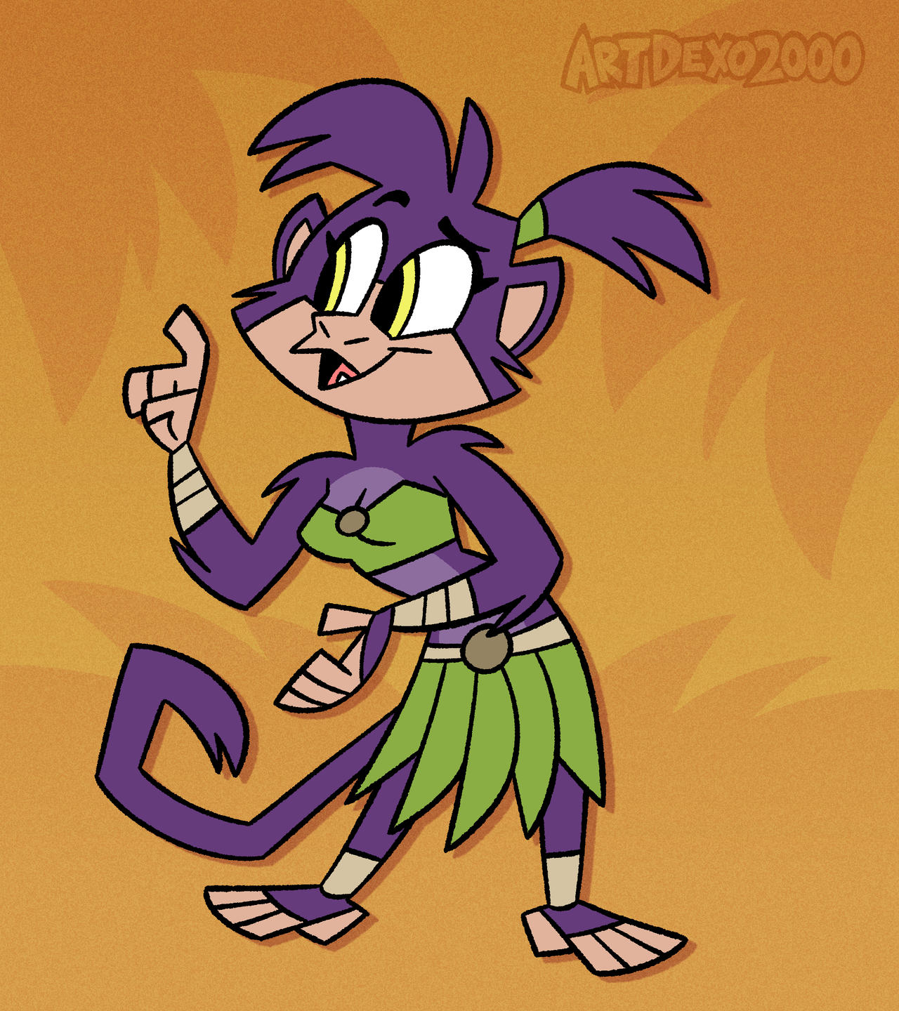 Deviantart 2007 Monkey Return of Monkey Girl by ArtDexo2000 on DeviantArt