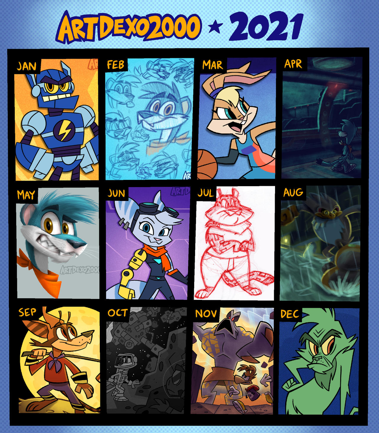 ArtDexo2000 2021 Art Summary by ArtDexo2000 on DeviantArt