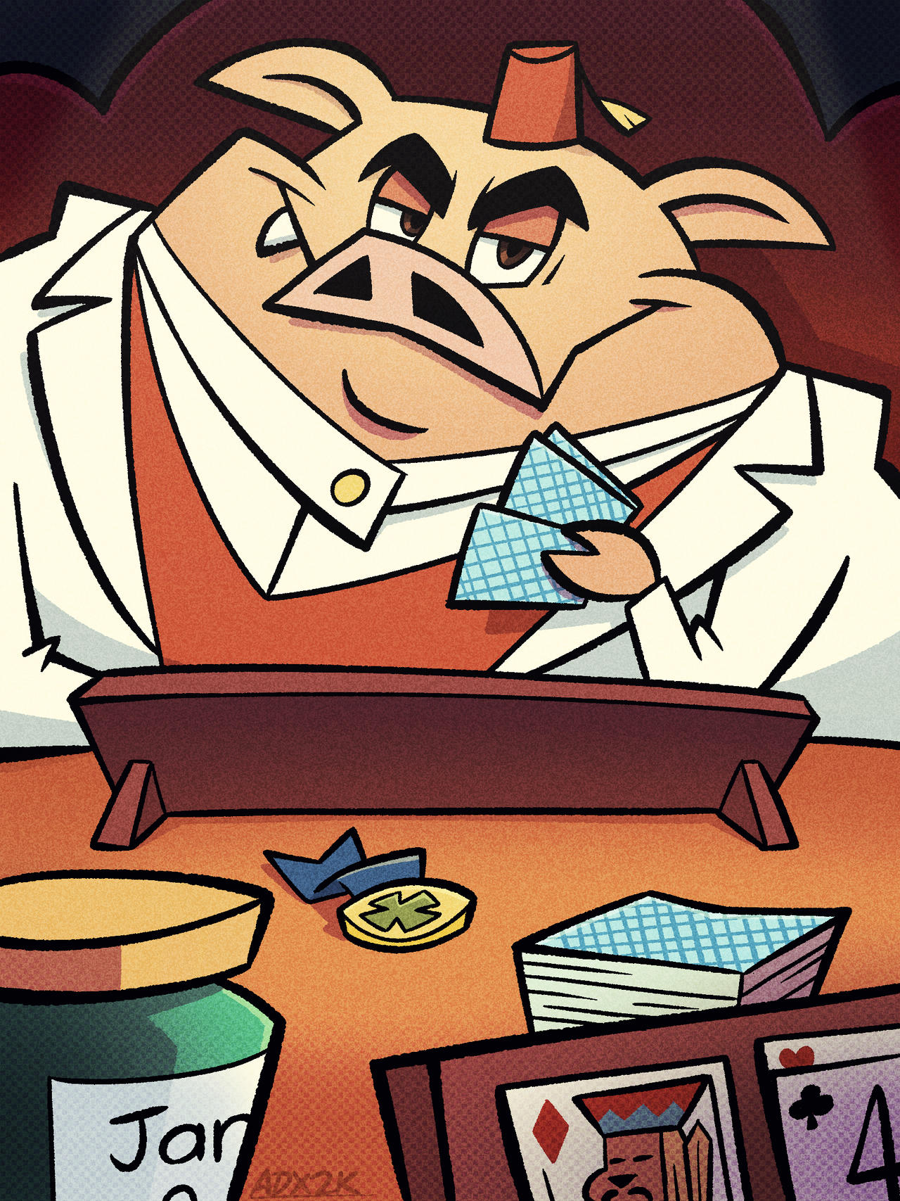 Go Fish, Mr. Fox by ArtDexo2000 on DeviantArt