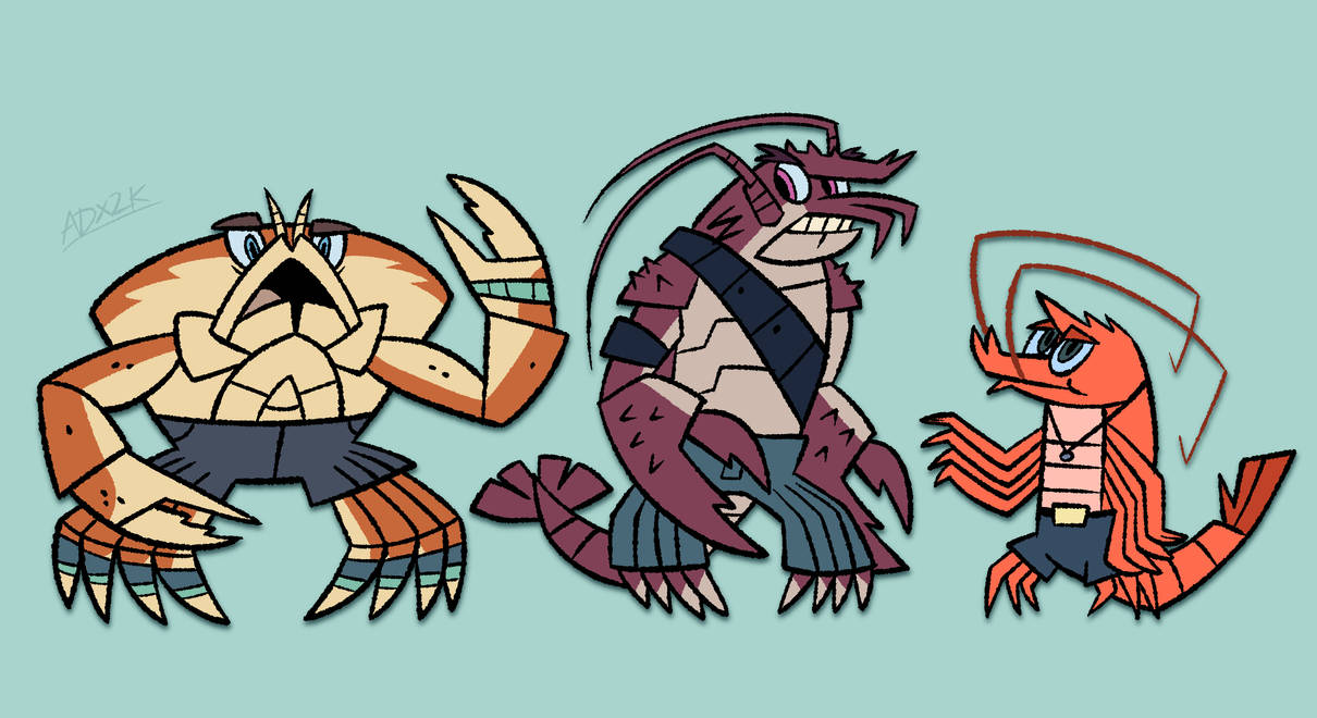 Crustaceans by ArtDexo2000 on DeviantArt