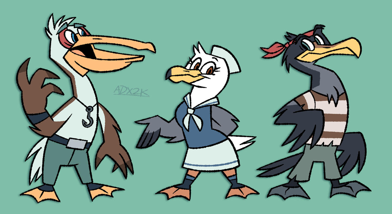 Sea Birds by ArtDexo2000 on DeviantArt