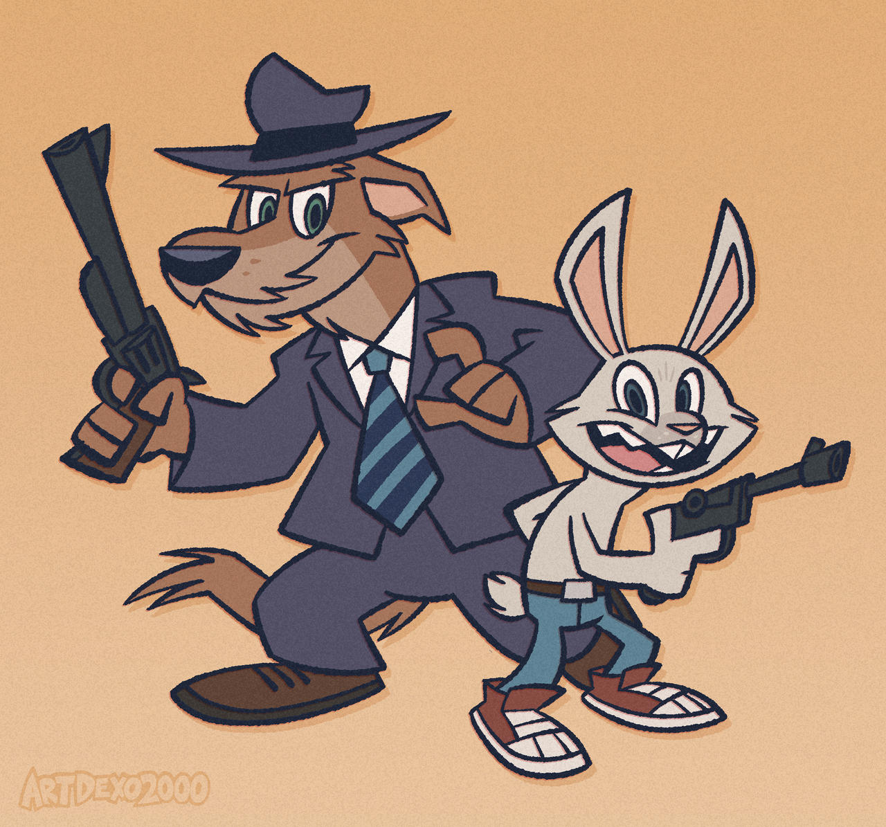Sam and Max Redesign by ArtDexo2000 on DeviantArt