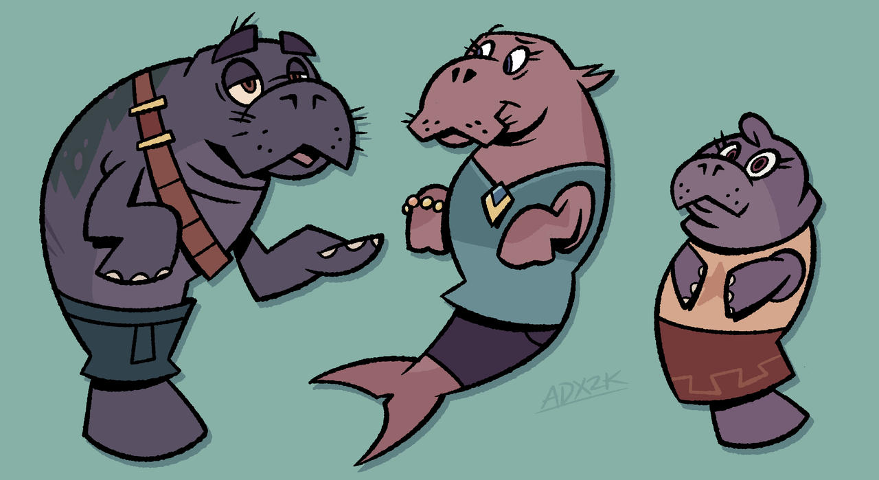 Sirenians by ArtDexo2000 on DeviantArt