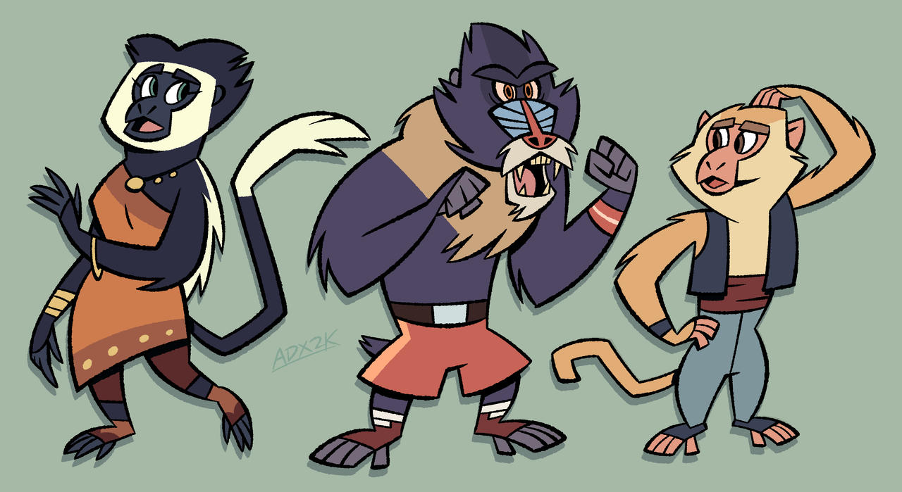 Deviantart 2007 Monkey Old World Monkeys by ArtDexo2000 on DeviantArt