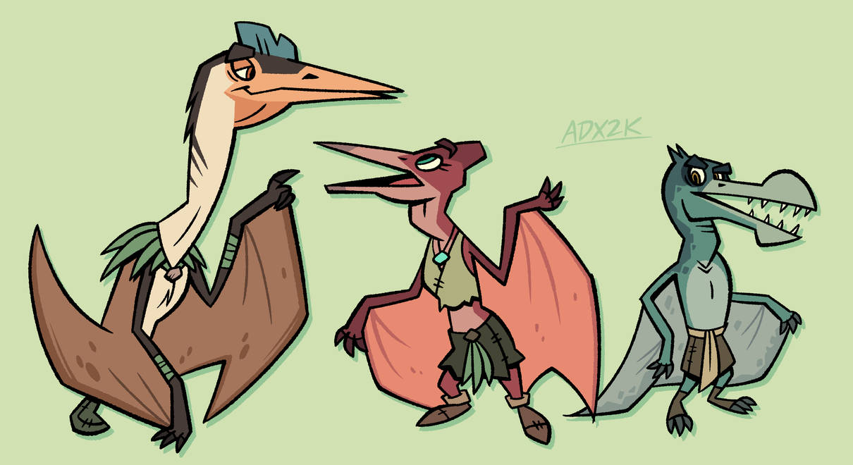Pterosaurs by ArtDexo2000 on DeviantArt