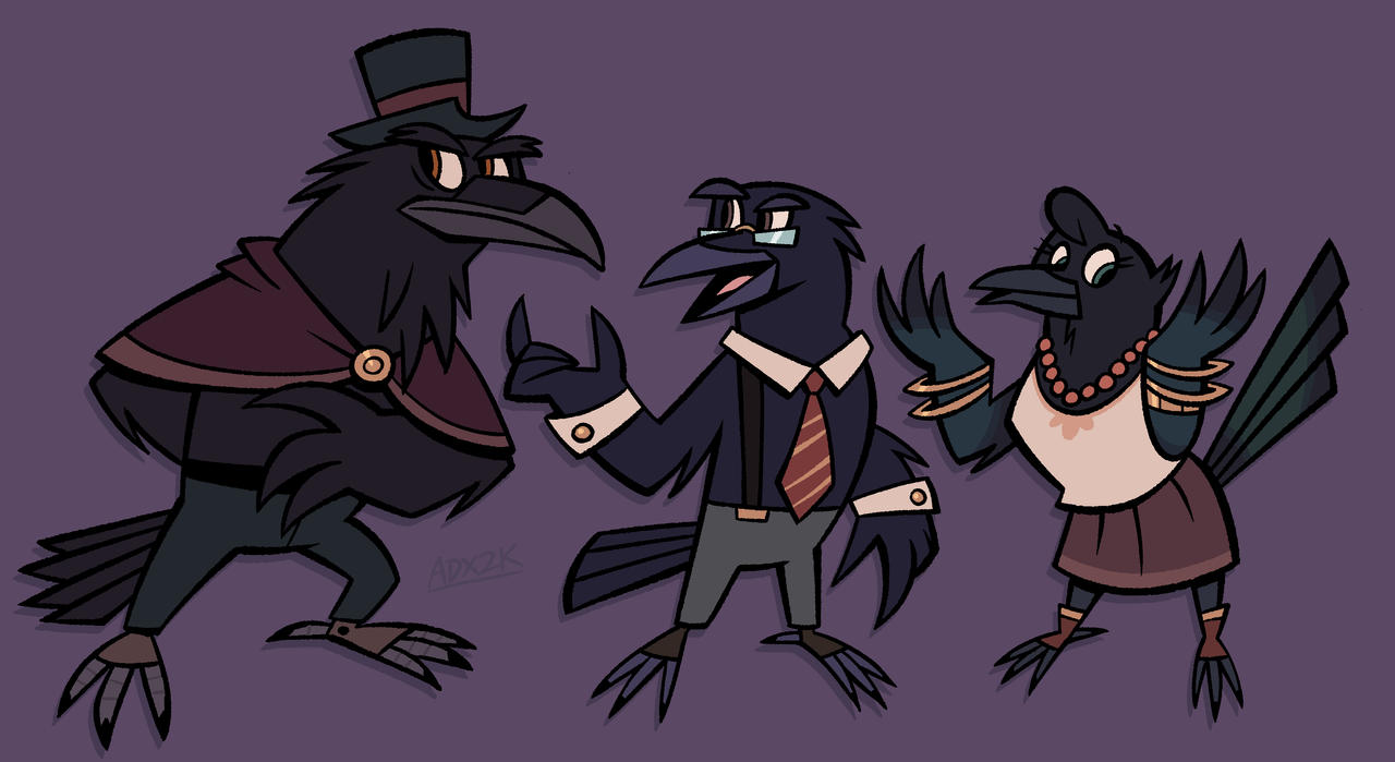 Corvids by ArtDexo2000 on DeviantArt