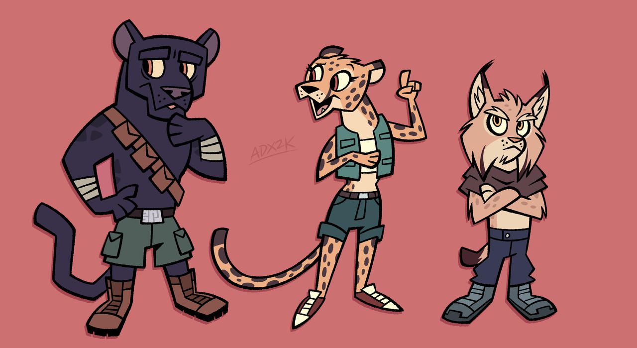 Wild Cats by ArtDexo2000 on DeviantArt