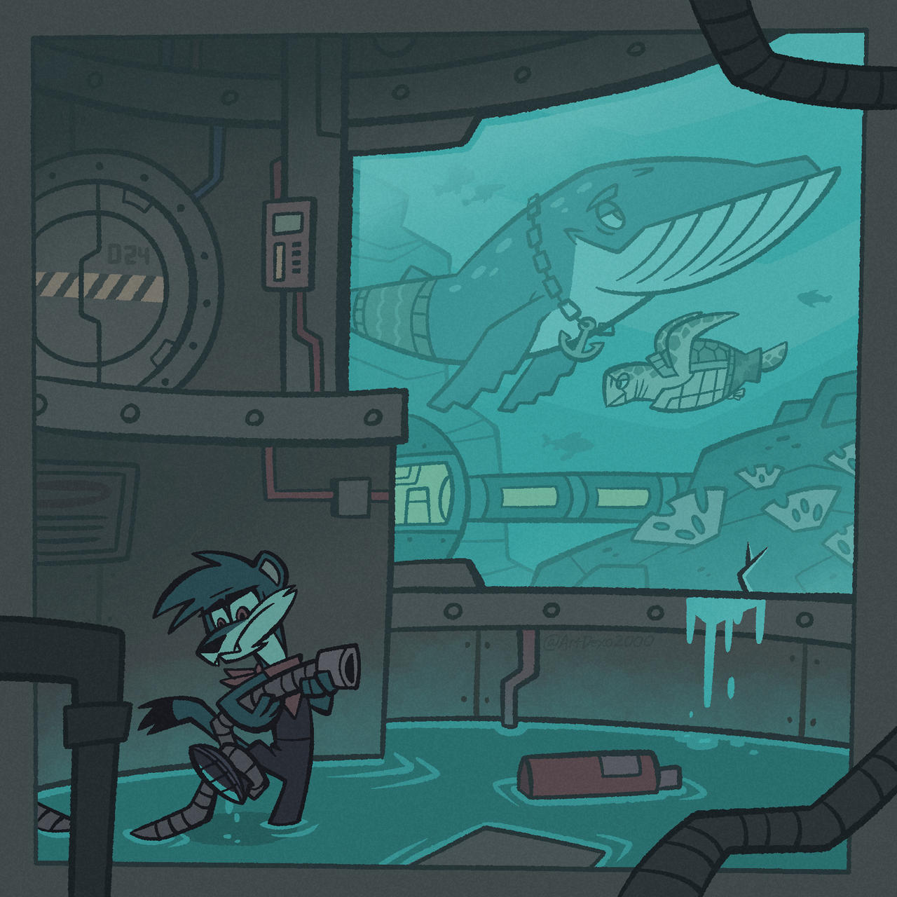 Inktober 2023 Day 24: Shallow by ArtDexo2000 on DeviantArt