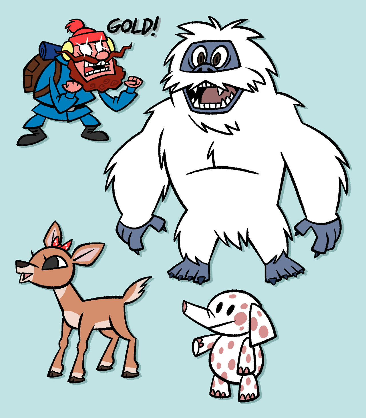 Rudolph Characters by ArtDexo2000 on DeviantArt