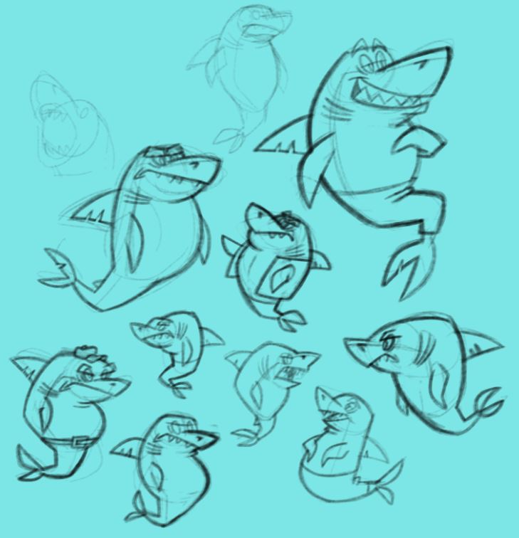 Shark Practice by ArtDexo2000 on DeviantArt