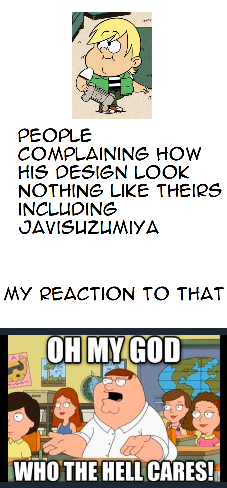 Simon Sharp design complaint reaction by Bluespider17 on DeviantArt