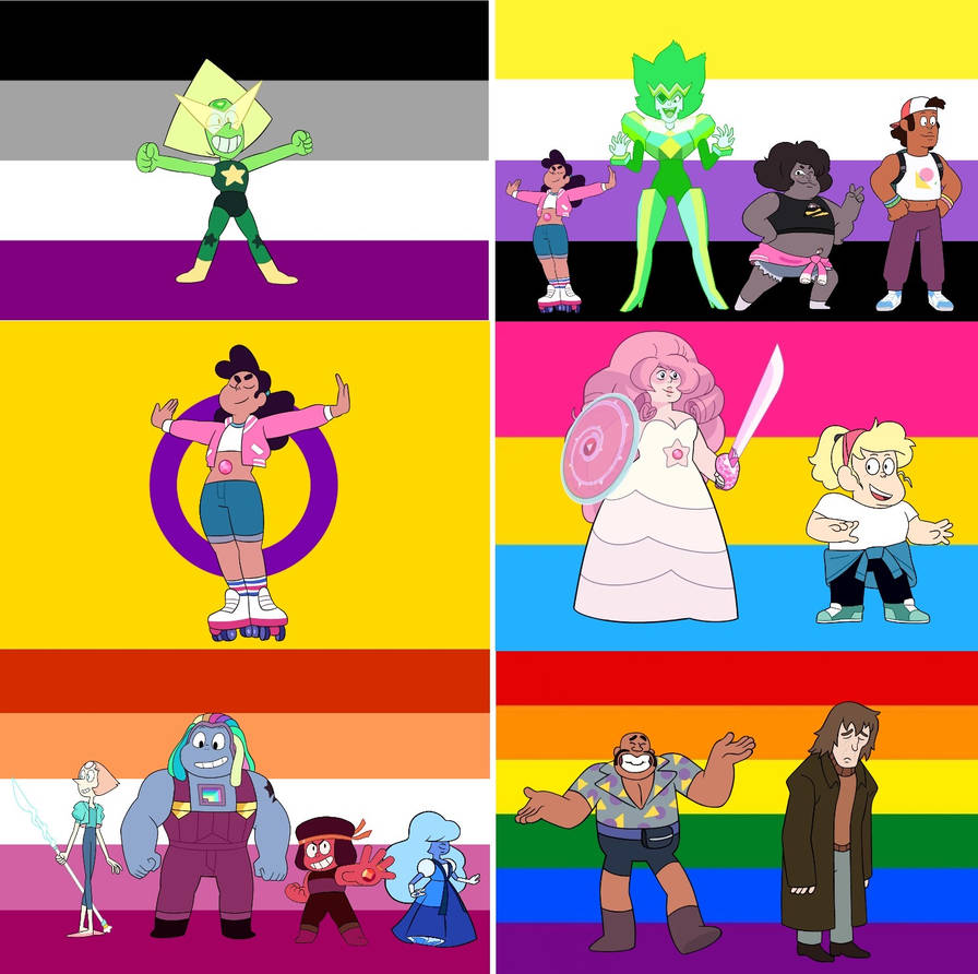 LGBTQ+ Steven Universe Characters by Bluespider17 on DeviantArt