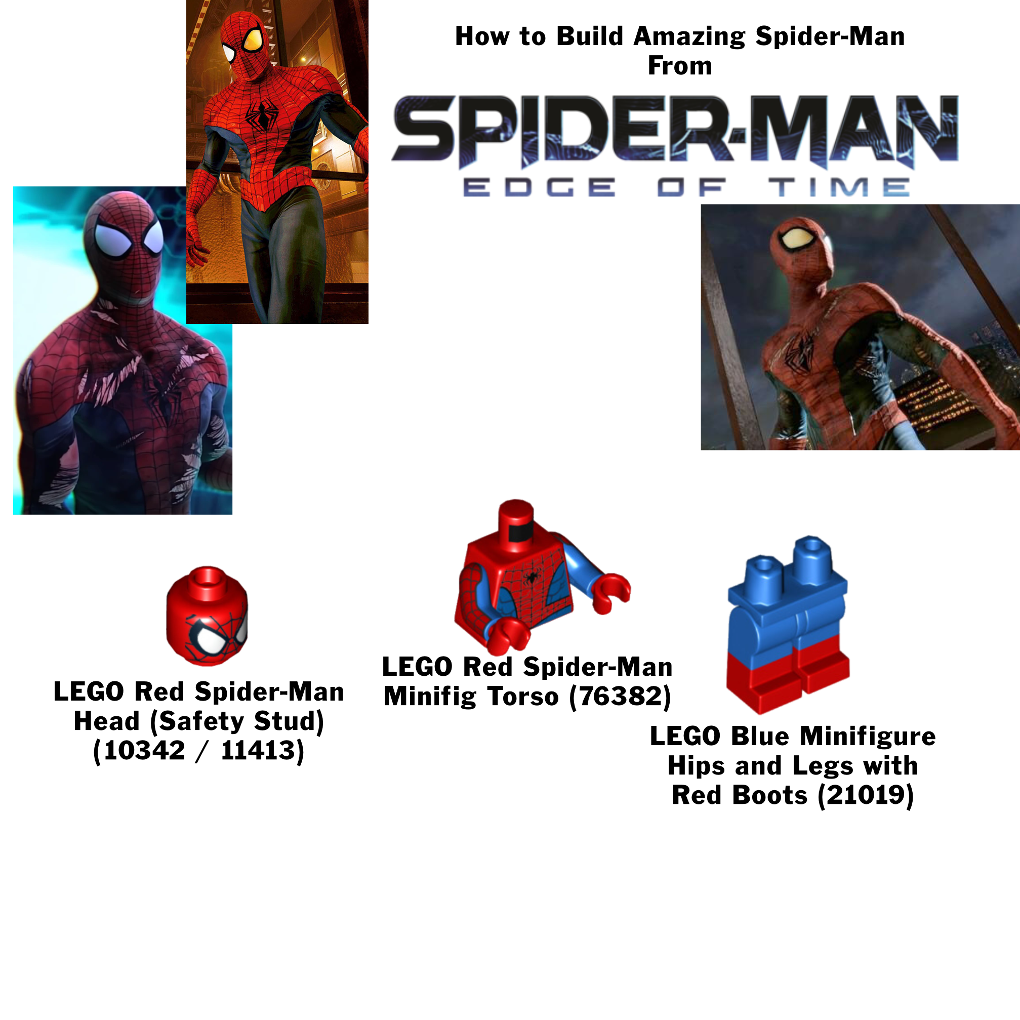 How to Build Spider-Man (Web of Shadows) by Bluespider17 on DeviantArt