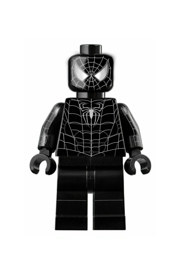 LEGO Raimi Black Suited Spider-Man (Edit) by Bluespider17 on DeviantArt