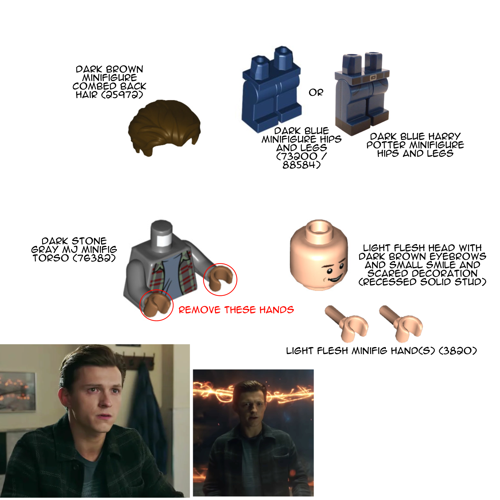 Lego custom peter online parker