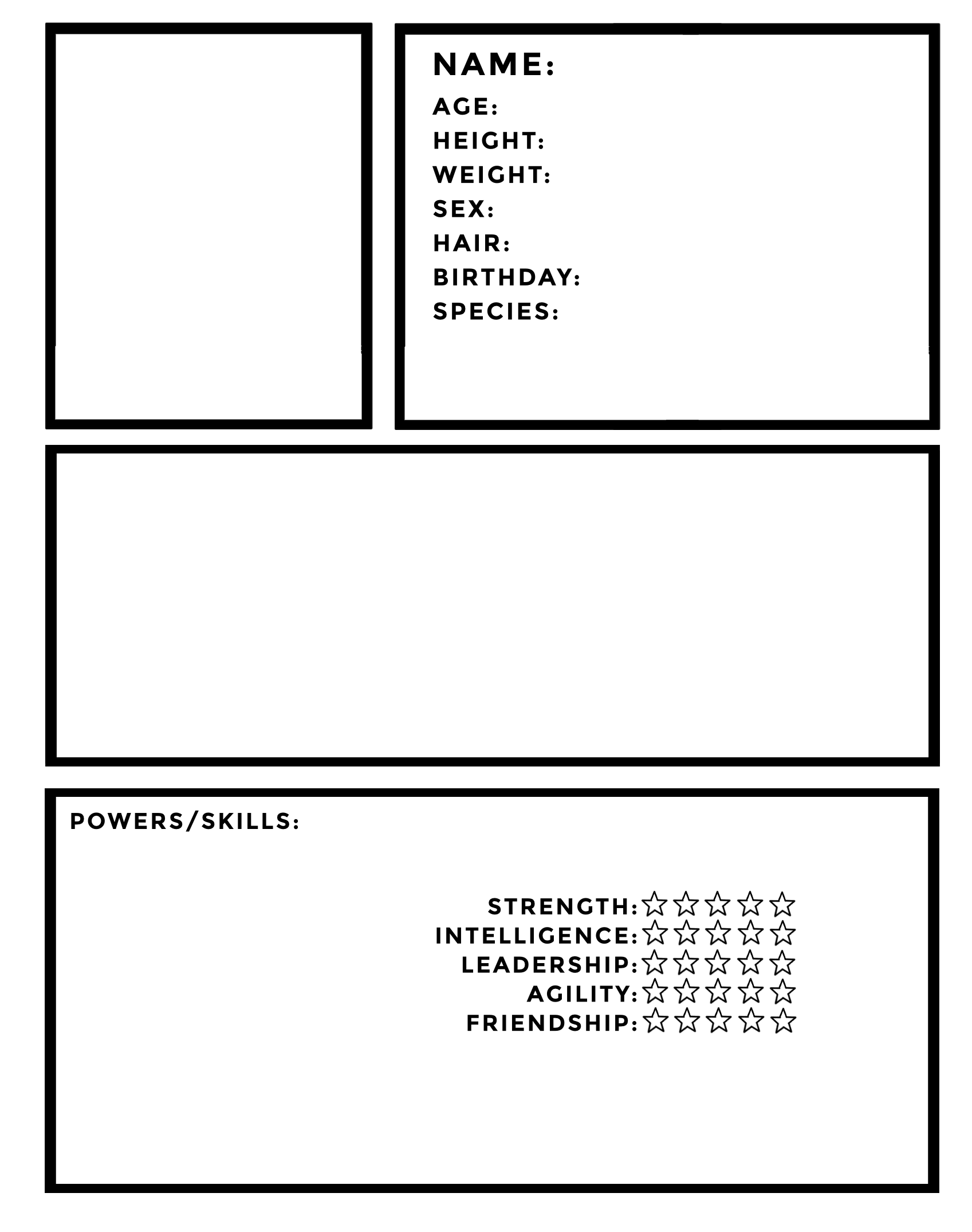 Character Profile Template By Bluespider17 On DeviantArt printable-character-profile-template-printable-calendars-at-a-glance