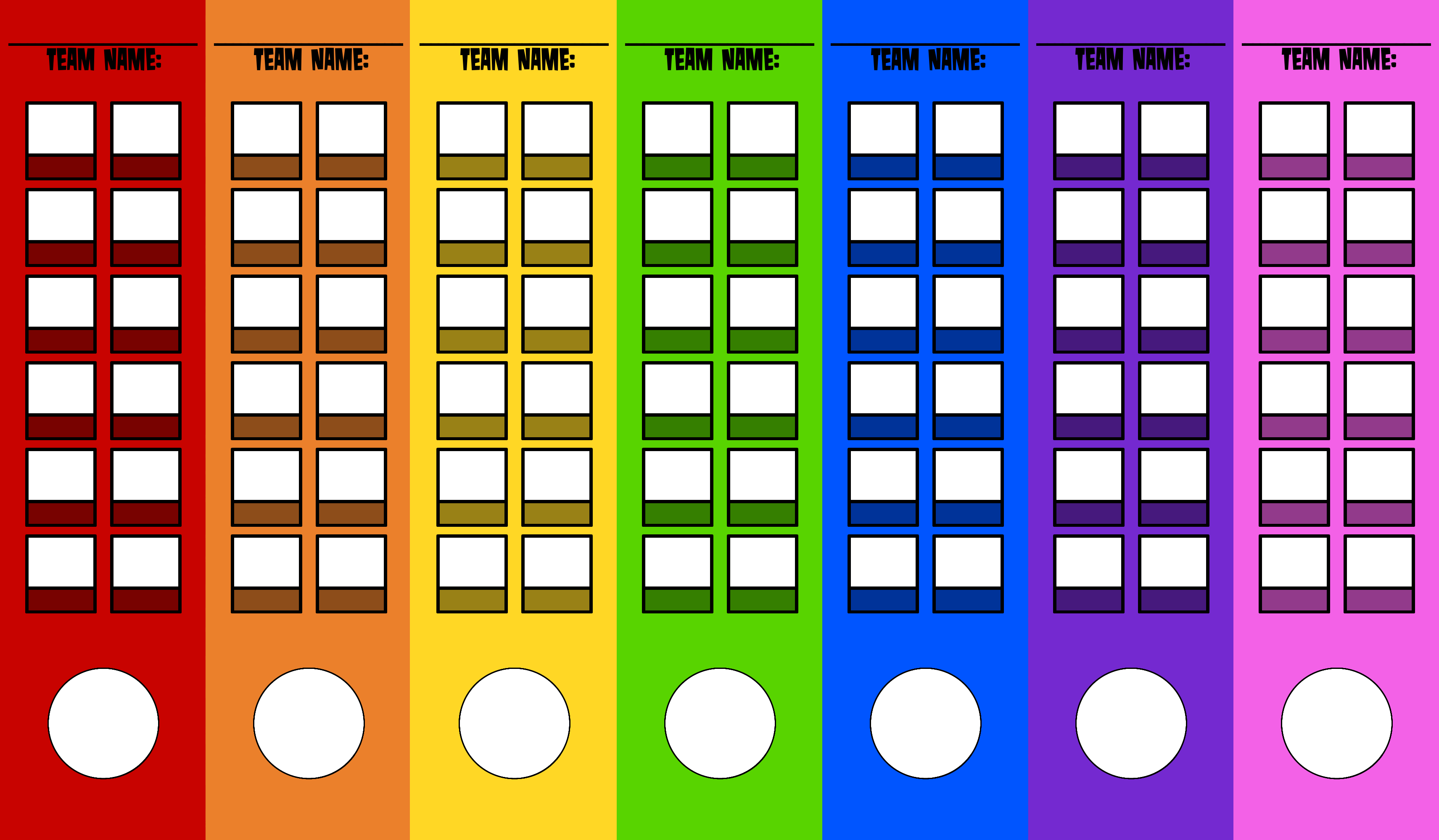 7-Team, 12-Person TDI Team blank template by Bluespider17 on DeviantArt