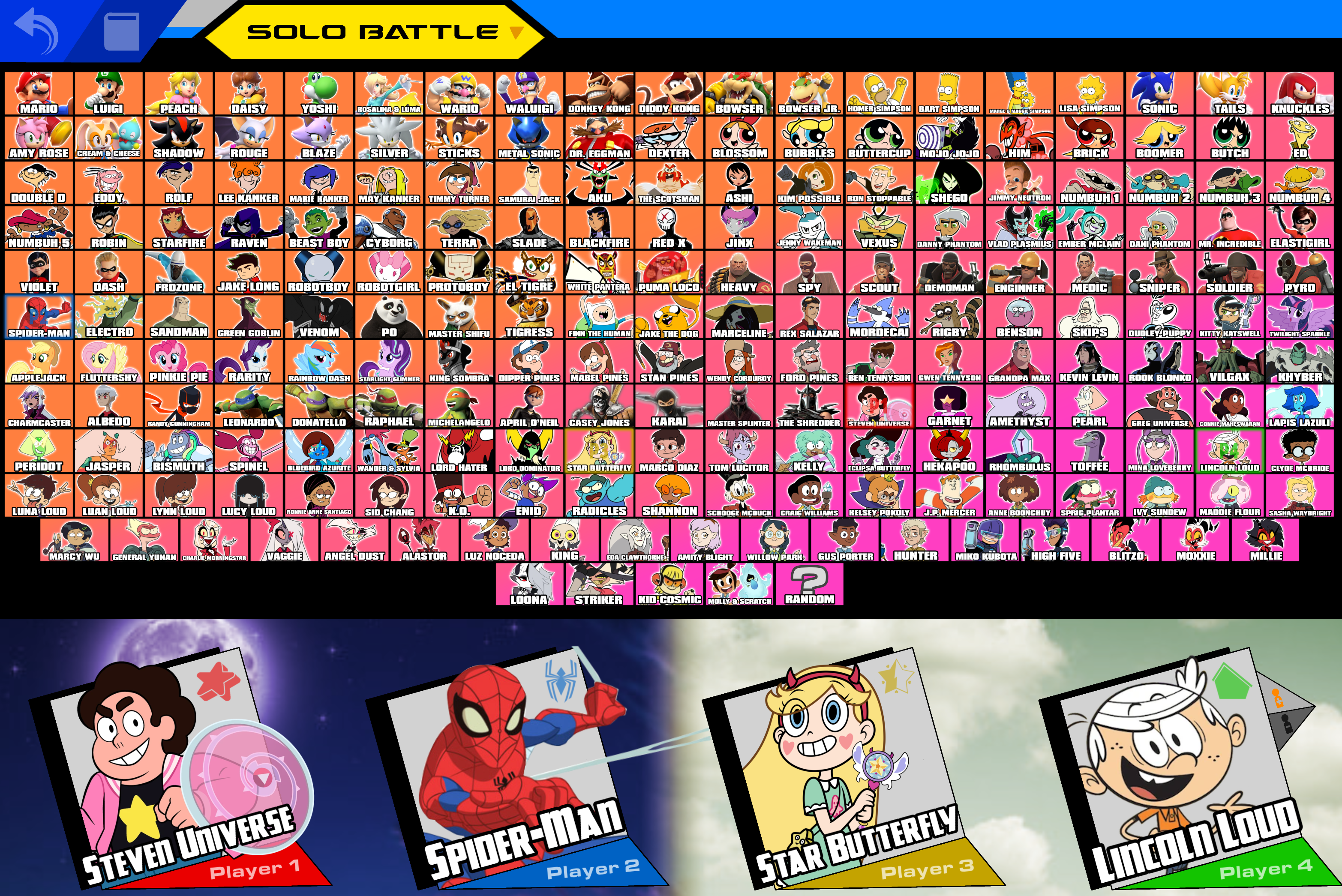 37 Roster Deviantart Multiversal Clash Roster by Bluespider17 on DeviantArt