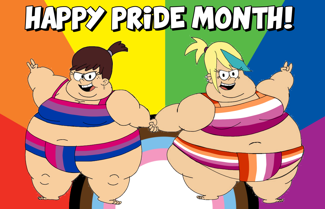 Sumo Luna and Sam (Pride Edition) by Bluespider17 on DeviantArt Sumo Luna and Sam (Pride Edition) by Bluespider17 on DeviantArt