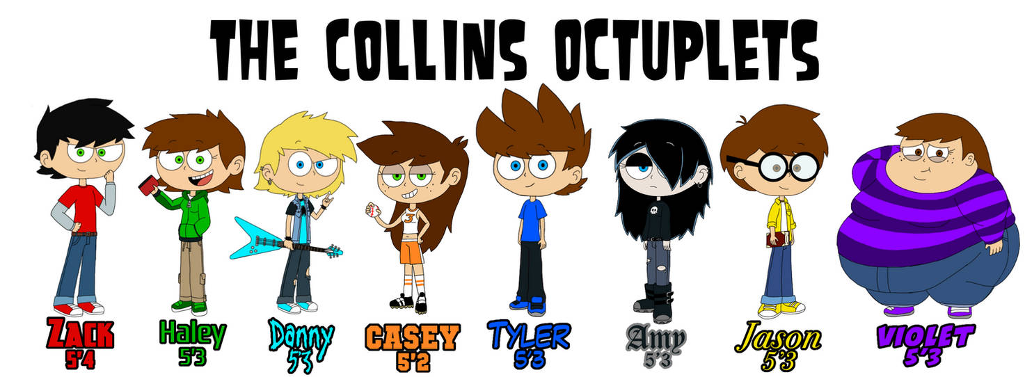 Octelets The New Collins Octuplets by Bluespider17 on DeviantArt