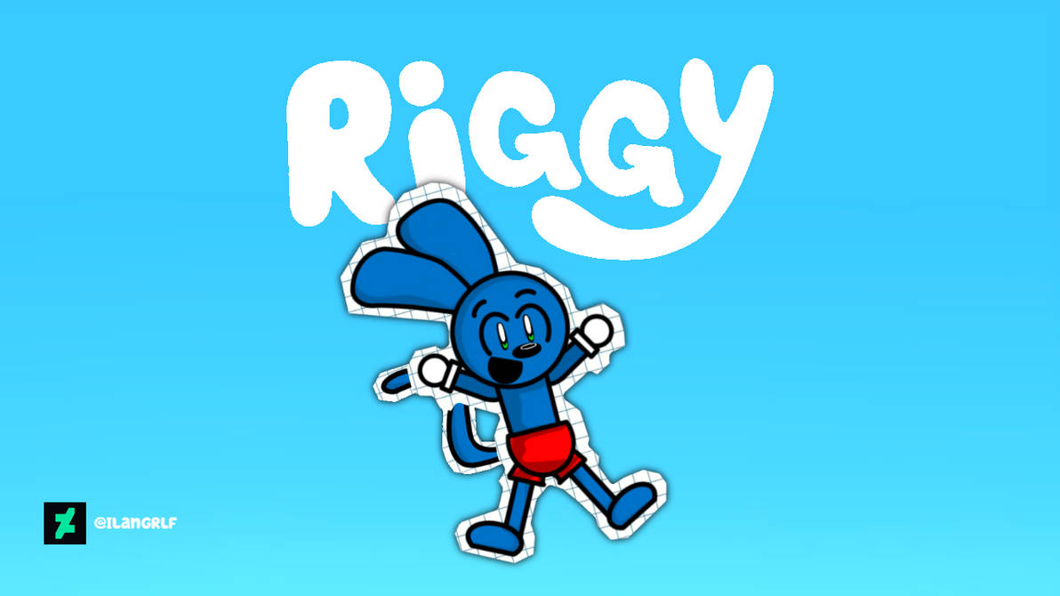 Riggy The Rabbit Monkey | Bluey Title Parody by IlanGRLF on DeviantArt