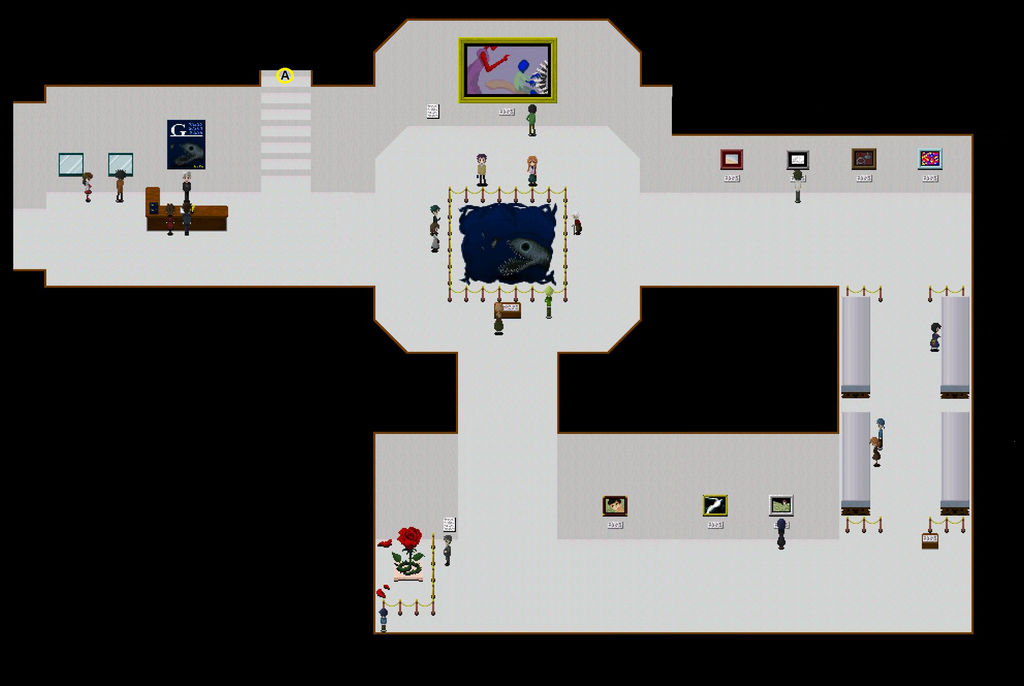 Ib map: Gallery Second Floor by WhatTheAwesomeIsThis on DeviantArt