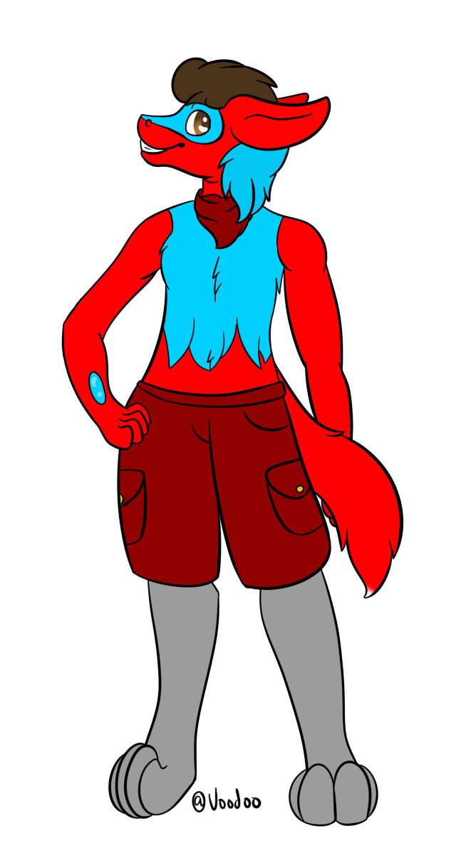 Red Riolu by VoodooPupButt on DeviantArt