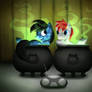 Commission: Space Dash and Sterio Head