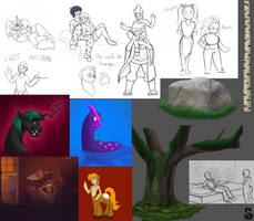 Sketchdump: Requests, Practice, and Wips