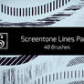 Shrineheart's Screentone Lines - 48 brushes