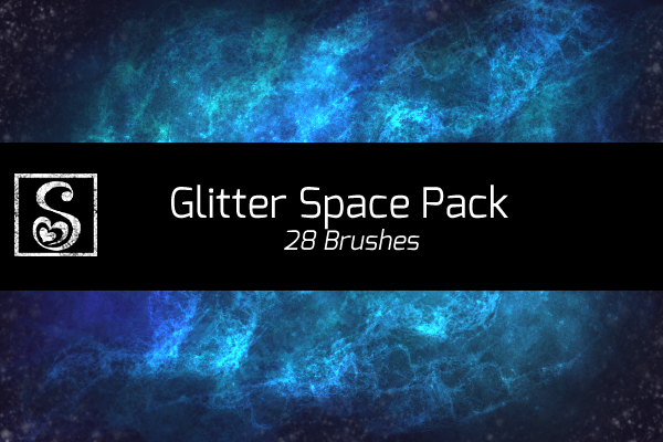Shrineheart's Glitter Space Pack - 28 Brushes
