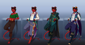 Roger's Outfit Lineup