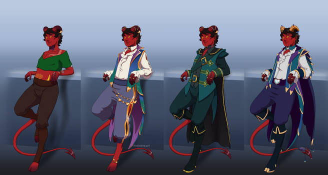 Roger's Outfit Lineup