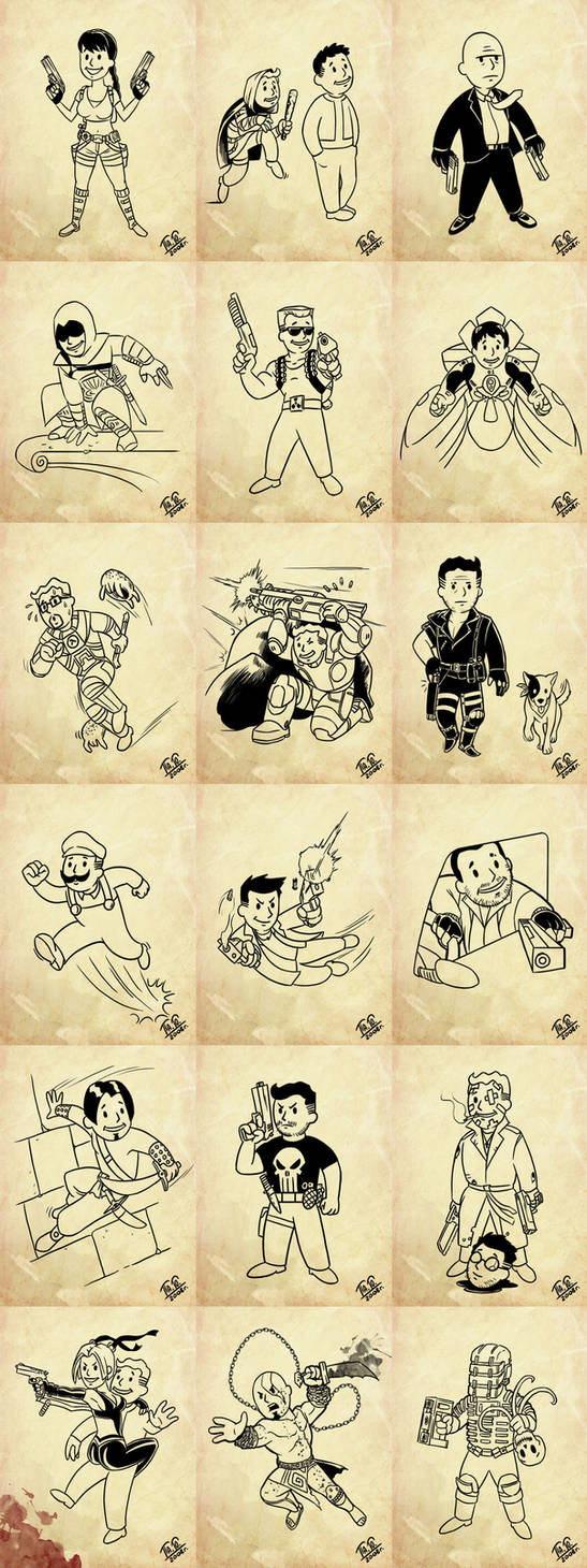 Vault boys by Pa-Go