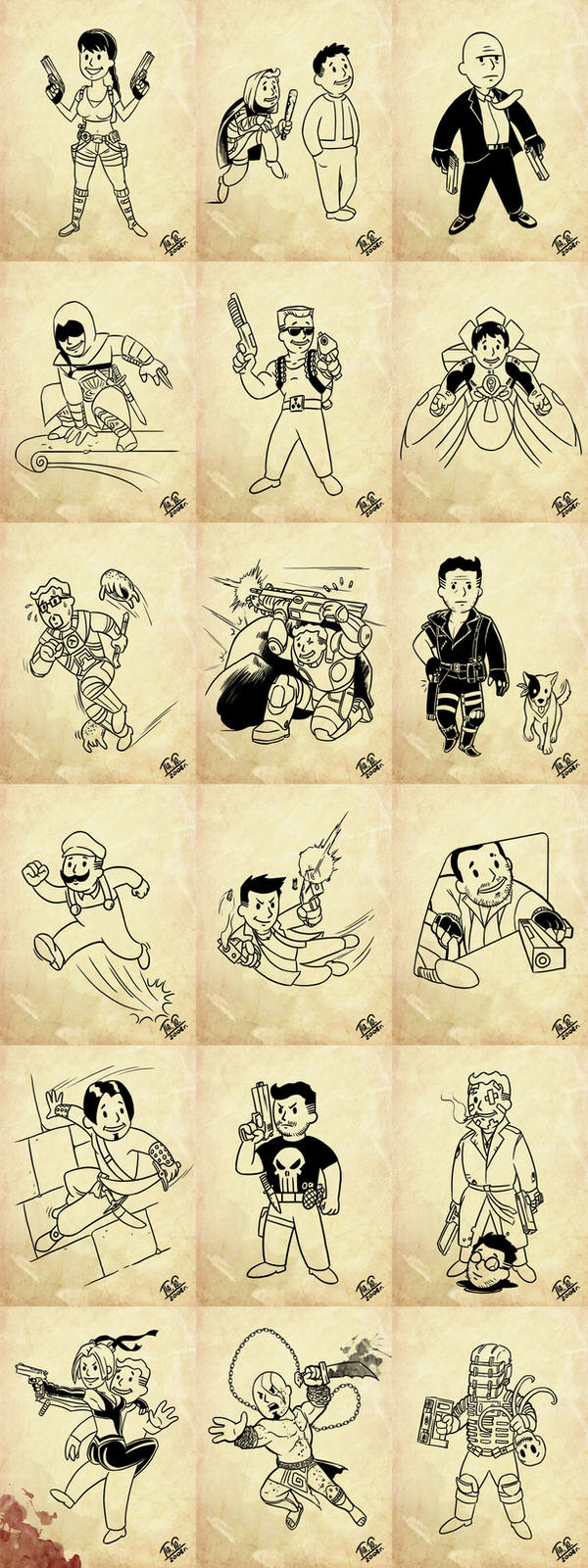 Vault boys by Pa-Go