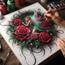 Crimson Roses 3