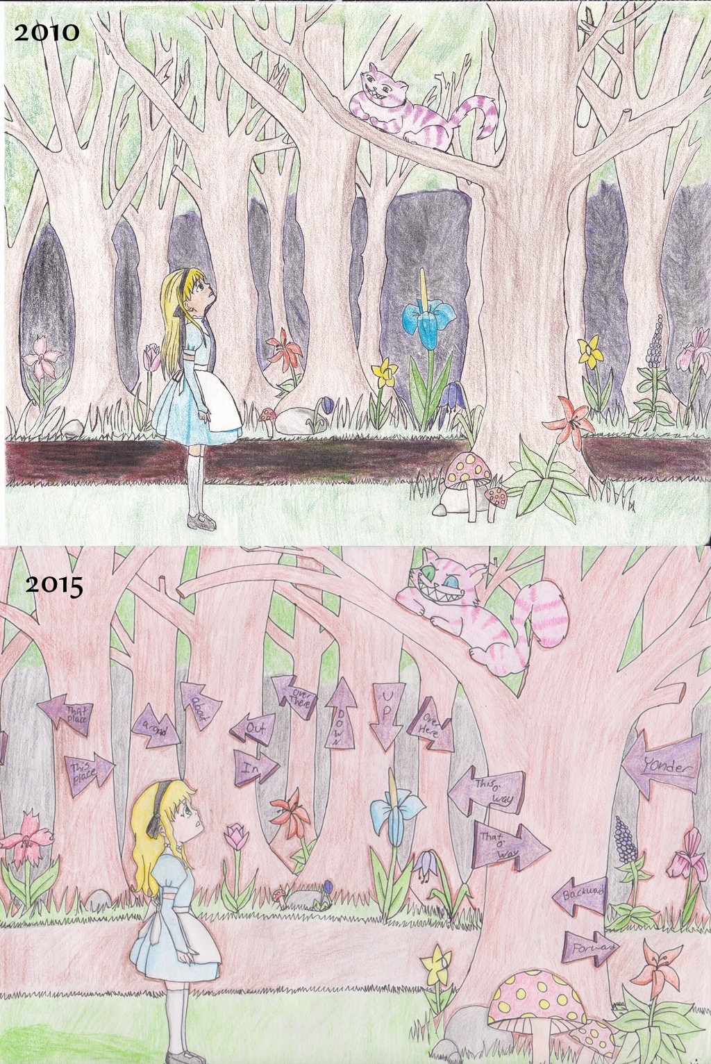 Draw it Again: Alice in Wonderland