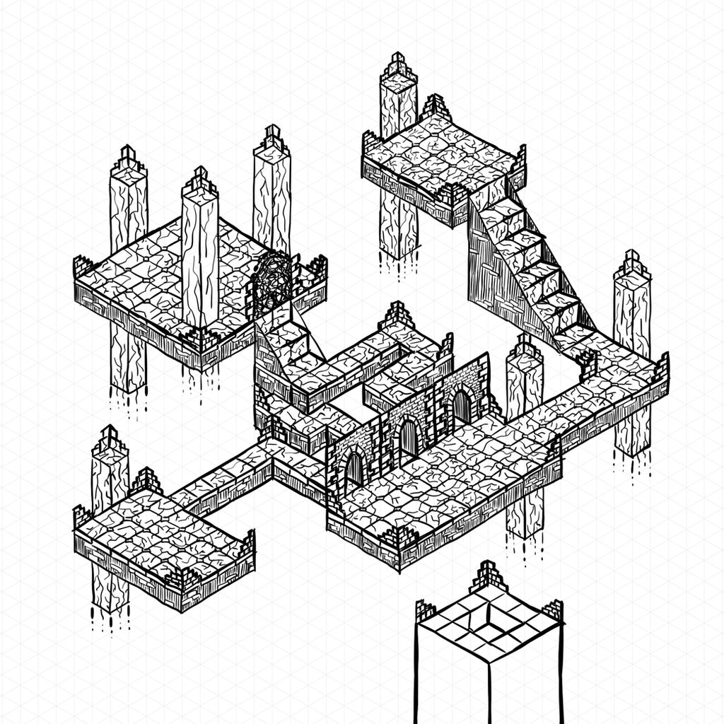 Isometric Dungeon 5 By GodOfHere On DeviantArt
