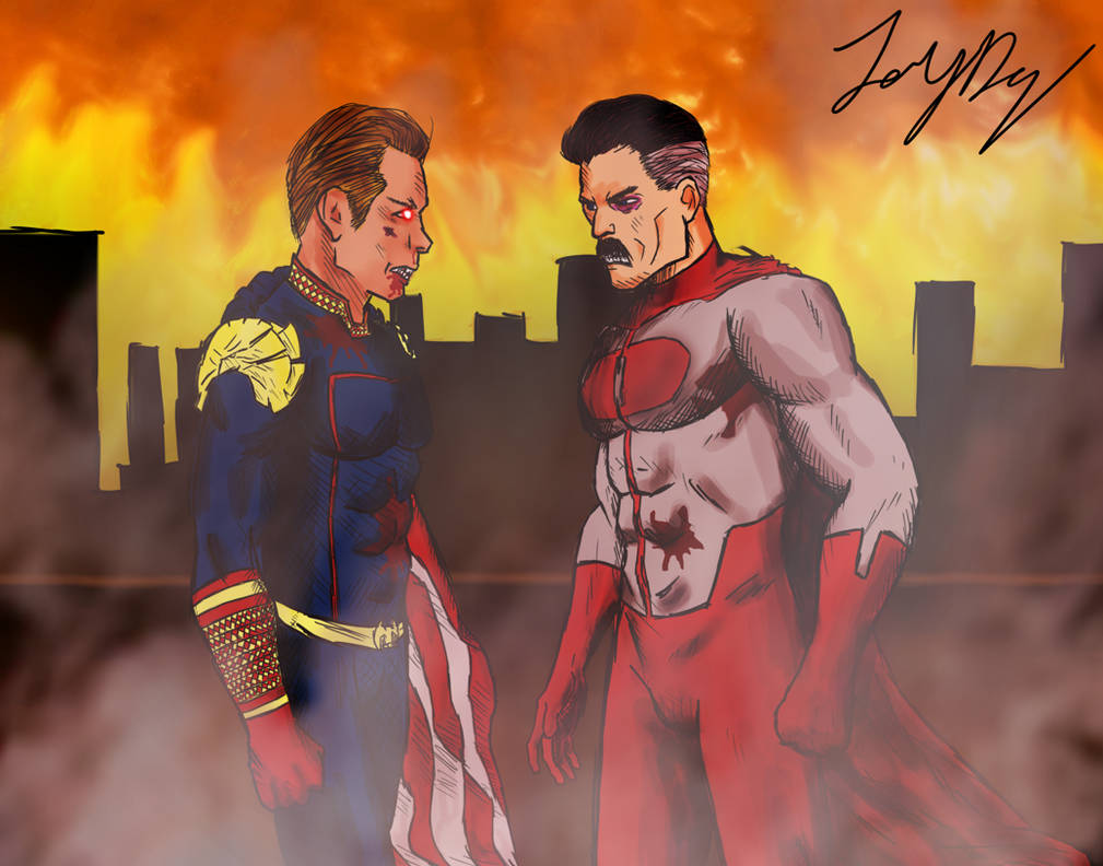 Omniman Vs Homelander by JayDayDaPunk05 on DeviantArt