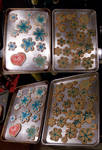 Snowflake Cookies by taeliac