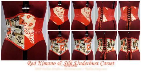 Red Kimono Silk UB Corset