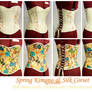 Spring Kimono + Silk Corset