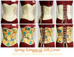Spring Kimono + Silk Corset