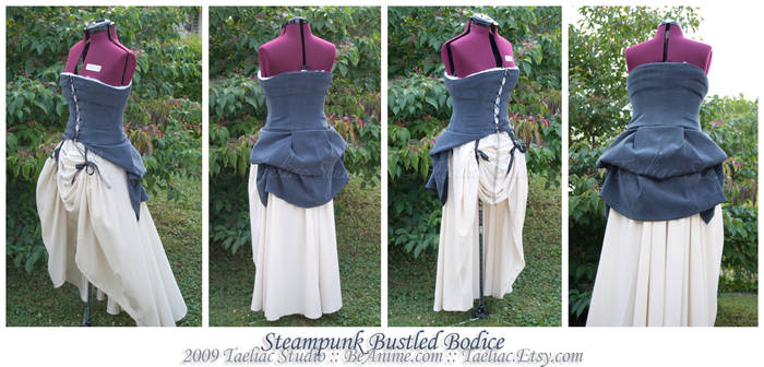 Steampunk Bustled Bodice