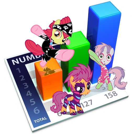 MLP: Numbers Icon v2 by taeliac on DeviantArt