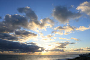 Thinning Clouds At the End of a Winter's Day