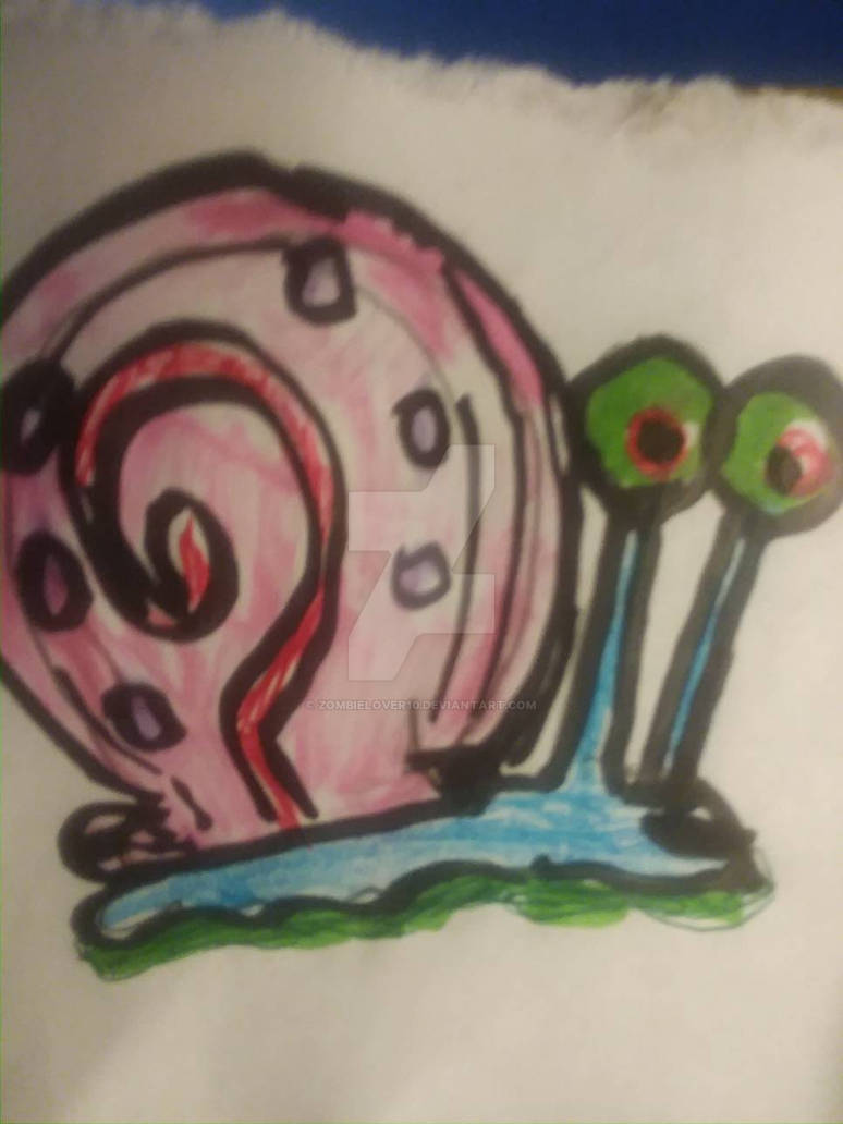 Gary from Spongebob by zombielover10 on DeviantArt