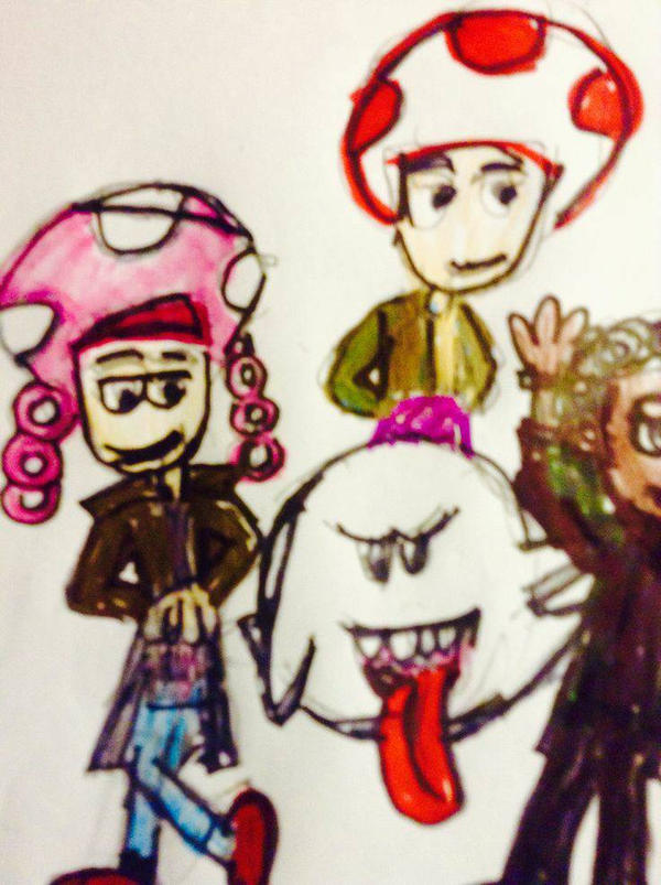 TOAD AND TOADETTE AND BOO MY STYLE by zombielover10 on DeviantArt