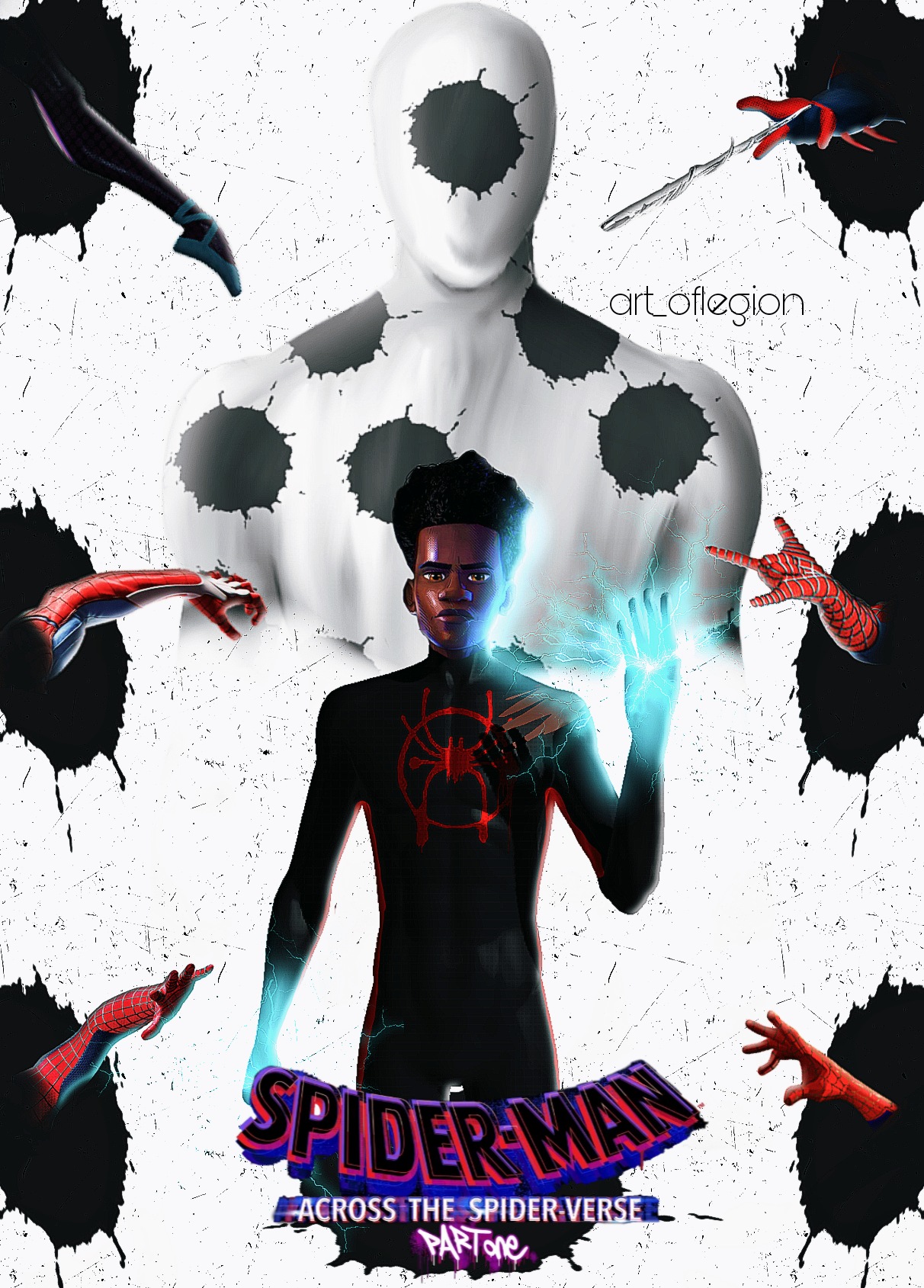 Spiderman across the spider verse poster - V2 by artoflegion56 on